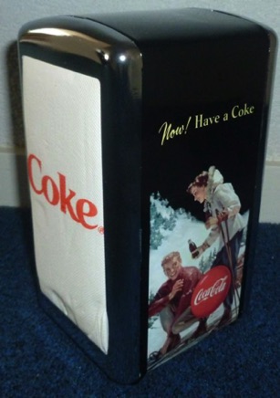 7311-45 € 10,00  coca cola servethouder hoog model